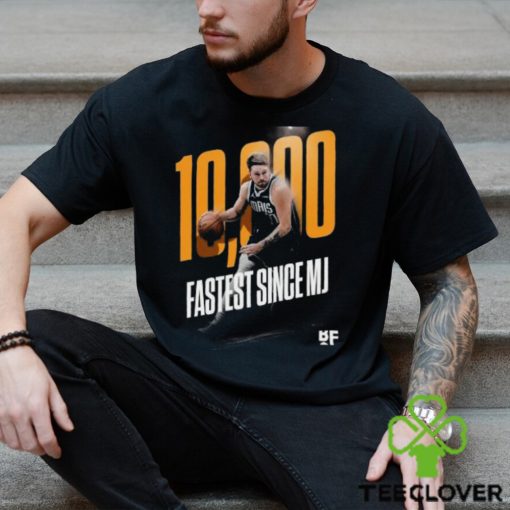 Luka Doncic 77 Becomes The Fastest Player Since MJ To Reach 10k Points NBA Shirt