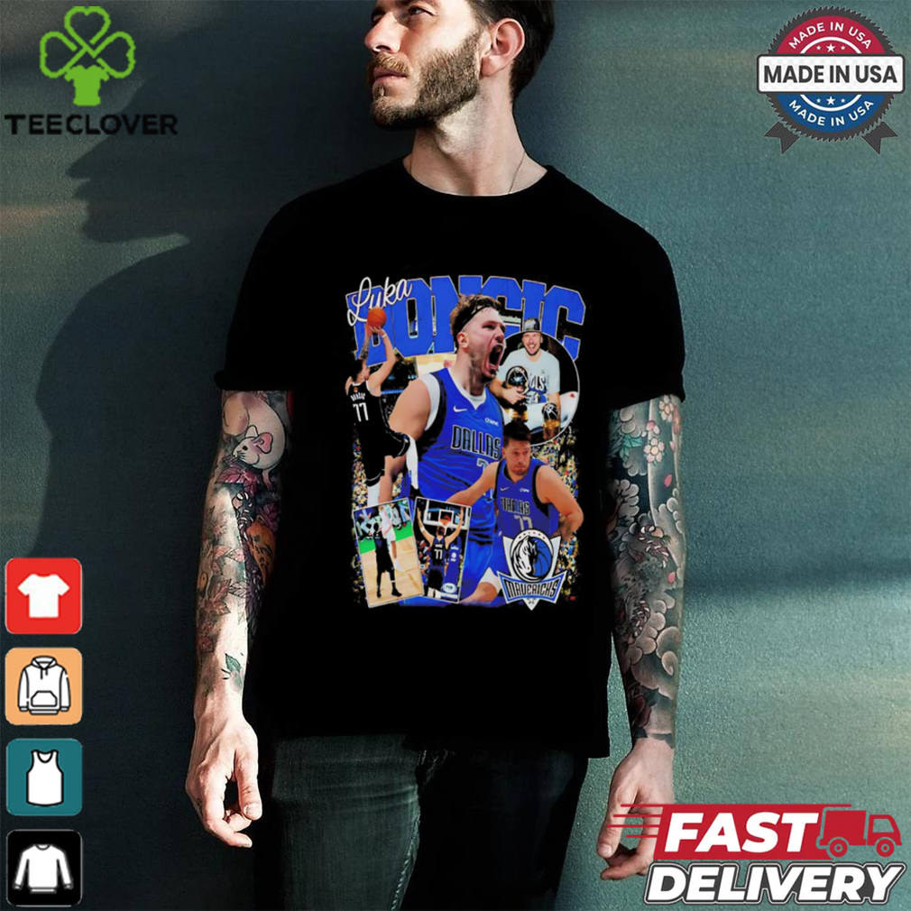 Luka Doncic 77 Dallas Mavericks basketball graphic poster shirt Luka Doncic 77 Dallas Mavericks basketball graphic poster shirt