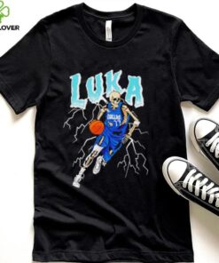 Luka Doncic Dallas basketball skeleton shirt