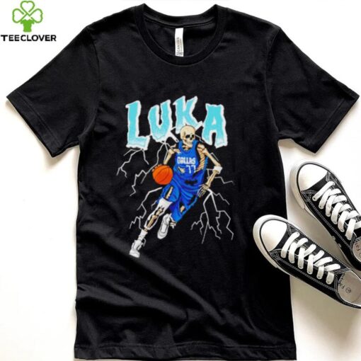 Luka Doncic Dallas basketball skeleton shirt