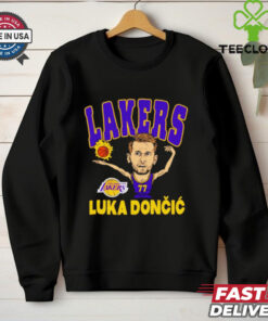 Luka Dončić Los Angeles Lakers caricature shirt