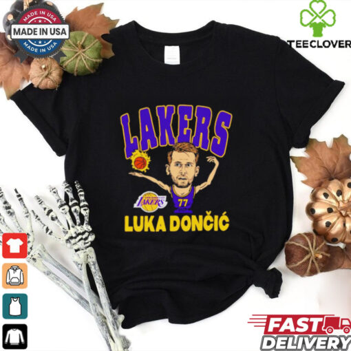 Luka Dončić Los Angeles Lakers caricature shirt