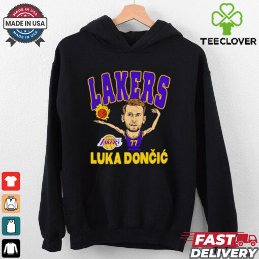 Luka Dončić Los Angeles Lakers caricature shirt