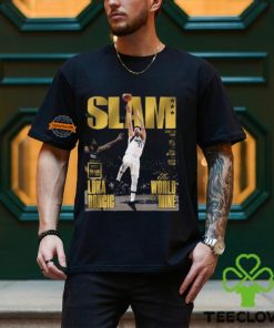 Luka Doncic The World Is Mine Run To The ’24 NBA Finals With The Cover Of SLAM 250 The Gold Metal Editions Unisex T Shirt