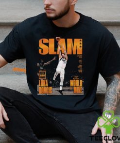 Luka Doncic The World Is Mine Run To The ’24 NBA Finals With The Cover Of SLAM 250 The Orange Metal Editions Classic T Shirt