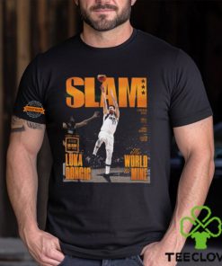 Luka Doncic The World Is Mine Run To The ’24 NBA Finals With The Cover Of SLAM 250 The Orange Metal Editions Classic T Shirt