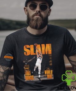 Luka Doncic The World Is Mine Run To The ’24 NBA Finals With The Cover Of SLAM 250 The Orange Metal Editions Classic T Shirt