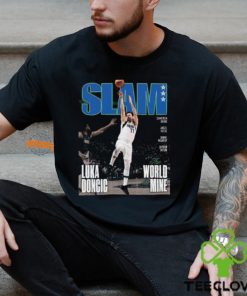 Luka Doncic The World Is Mine Run To The ’24 NBA Finals With The Cover Of SLAM 250 Vintage T Shirt