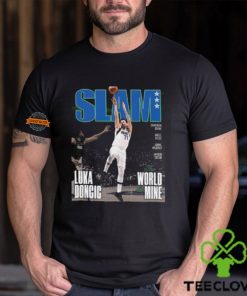 Luka Doncic The World Is Mine Run To The ’24 NBA Finals With The Cover Of SLAM 250 Vintage T Shirt