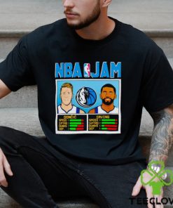 Luka Doncic and Kyrie Irving Dallas Mavericks NBA Jam shirt