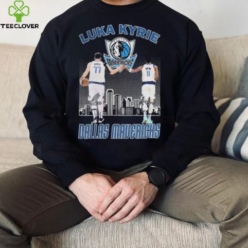 Luka Kyrie Dallas Mavericks Luka Dončić And Kyrie Irving Signatures hoodie, sweater, longsleeve, shirt v-neck, t-shirt