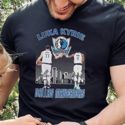 Luka Kyrie Dallas Mavericks Luka Dončić And Kyrie Irving Signatures hoodie, sweater, longsleeve, shirt v-neck, t-shirt