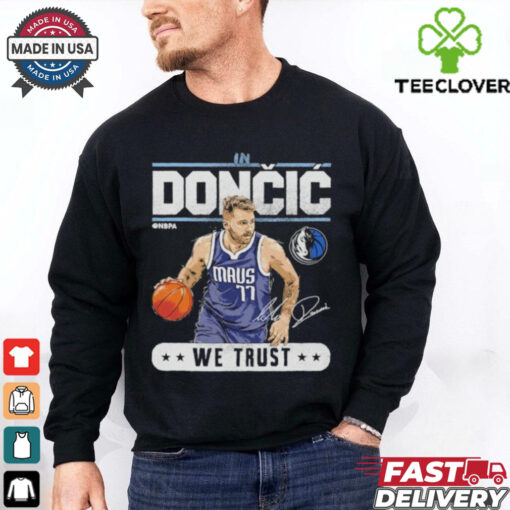Luka doncic Dallas mavericks trust signature shirt