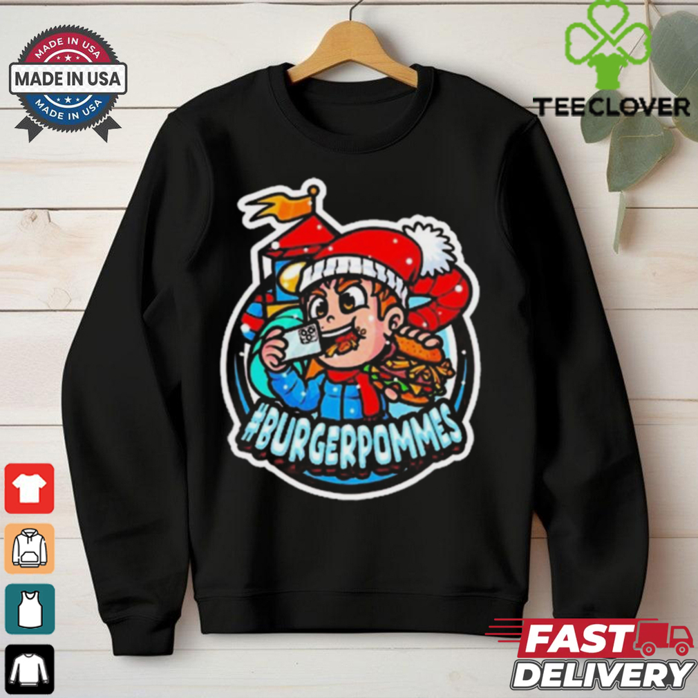 Lukasbs Burgerpommes Christmas 2024 Graphic t shirt Lukasbs Burgerpommes Christmas 2024 Graphic t shirt