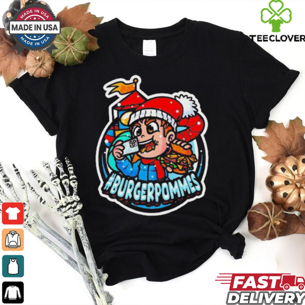Lukasbs Burgerpommes Christmas 2024 Graphic t shirt Lukasbs Burgerpommes Christmas 2024 Graphic t shirt