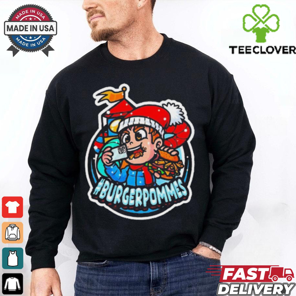 Lukasbs Burgerpommes Christmas 2024 Graphic t shirt Lukasbs Burgerpommes Christmas 2024 Graphic t shirt