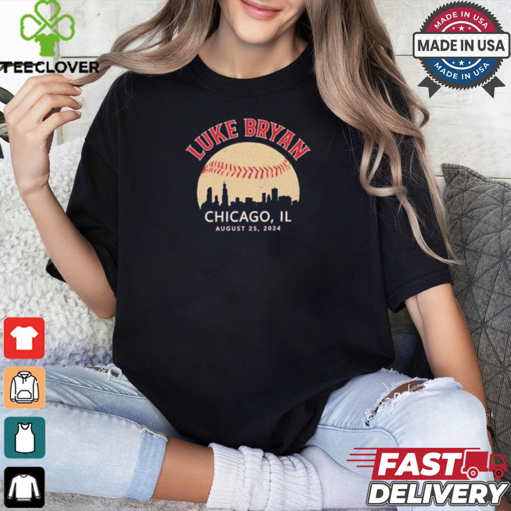 Luke Bryan Chicago, IL August 25 2024 Shirt Luke Bryan Chicago, IL August 25 2024 Shirt