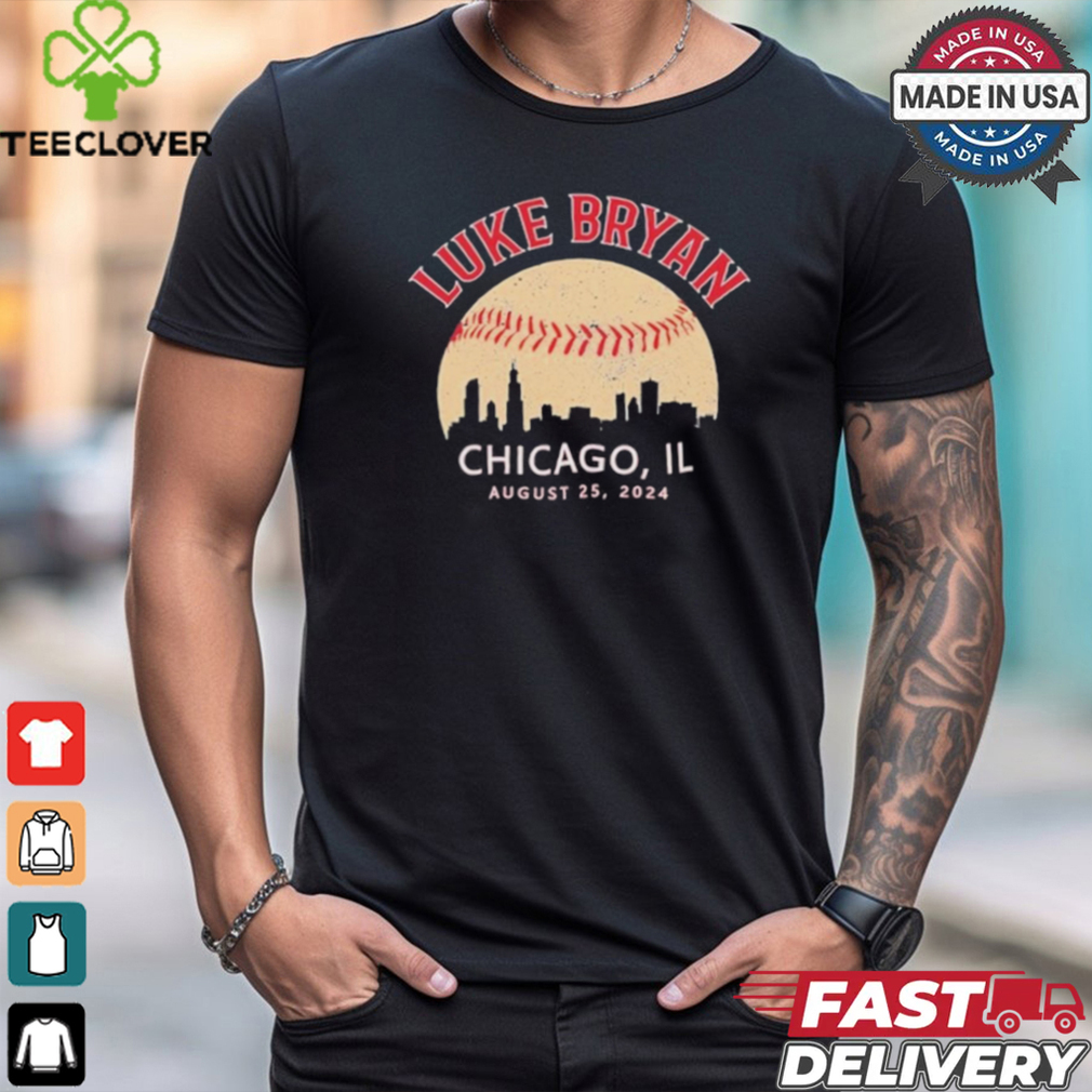 Luke Bryan Chicago, IL August 25 2024 Shirt Luke Bryan Chicago, IL August 25 2024 Shirt