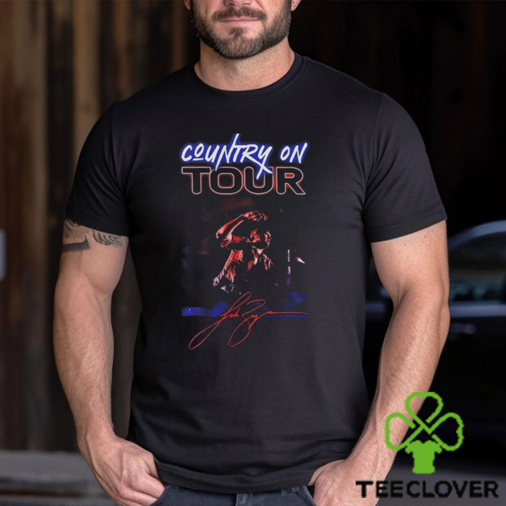 Luke Bryan Country On Tour Fan Signature Shirt Luke Bryan Country On Tour Fan Signature Shirt