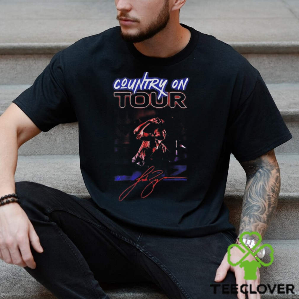 Luke Bryan Country On Tour Fan Signature Shirt Luke Bryan Country On Tour Fan Signature Shirt