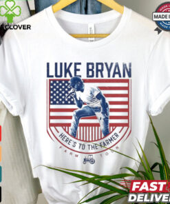 Luke Bryan here’s to the farmer farmer tour shirt