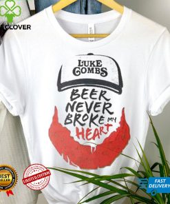 Luke Combs Miller Lite 2023 Shirt Beer Never Broke My Heart