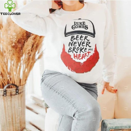 Luke Combs Miller Lite 2023 Shirt Beer Never Broke My Heart