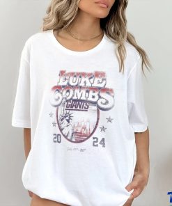 Luke Combs x New York Giants Fanatics Growin' Up and Gettin' Old Tour T Shirt Tan 3 Luke Combs x New York Giants Fanatics Growin' Up and Gettin' Old Tour T Shirt Tan