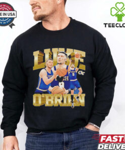 Luke O’Brien Georgia Tech Yellow Jackets NCAA Men’s Basketball player collage shirt