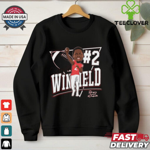 Lunch Winfield 2 Louisiana Ragin’ Cajuns football Caricature Signature t hoodie, sweater, longsleeve, shirt v-neck, t-shirt