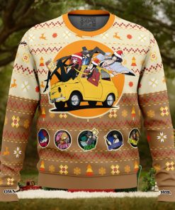 Lupin the 3rd Happy Trip Knitting Pattern Ugly Christmas Sweater