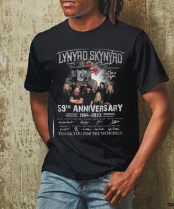 Lynyrd Skynyrd Gary Rossington 59th Anniversary 1964 – 2023 Thank You For The Memories T Shirt