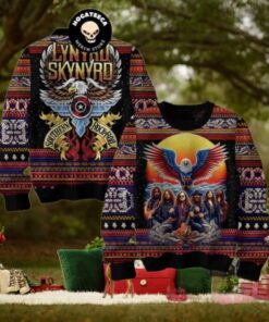 Lynyrd Skynyrd Southern Rock N Roll Christmas Sweater Chirstmas Gifts 2024 Xmas For Family And Friends Ugly Sweater