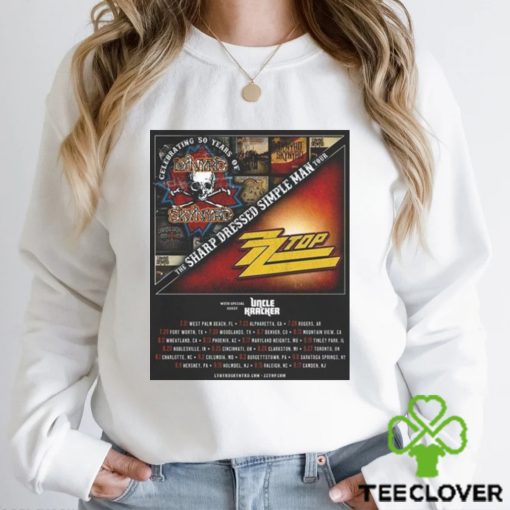 Lynyrd Skynyrd Tour 2023 Shirt The Sharp Dressed Simple Man Classic Tee Official Merchandise Sweatshirt