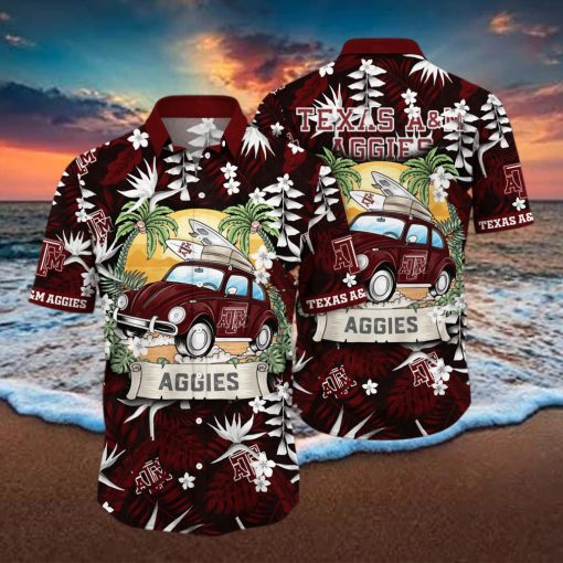 M Aggies NCAA Hawaiian Shirt Sunsetstime Aloha Shirt