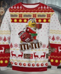 M And M Is Chocolate Christmas Gifts Chritsmas Sweater Ugly Christmas Sweater