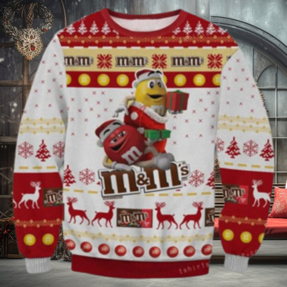 M And M Is Chocolate Christmas Gifts Chritsmas Sweater Ugly Christmas Sweater M And M Is Chocolate Christmas Gifts Chritsmas Sweater Ugly Christmas Sweater