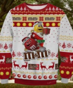M And M Is Chocolate Christmas Gifts Chritsmas Sweater Ugly Christmas Sweater