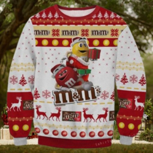 M And M Is Chocolate Christmas Gifts Chritsmas Sweater Ugly Christmas Sweater