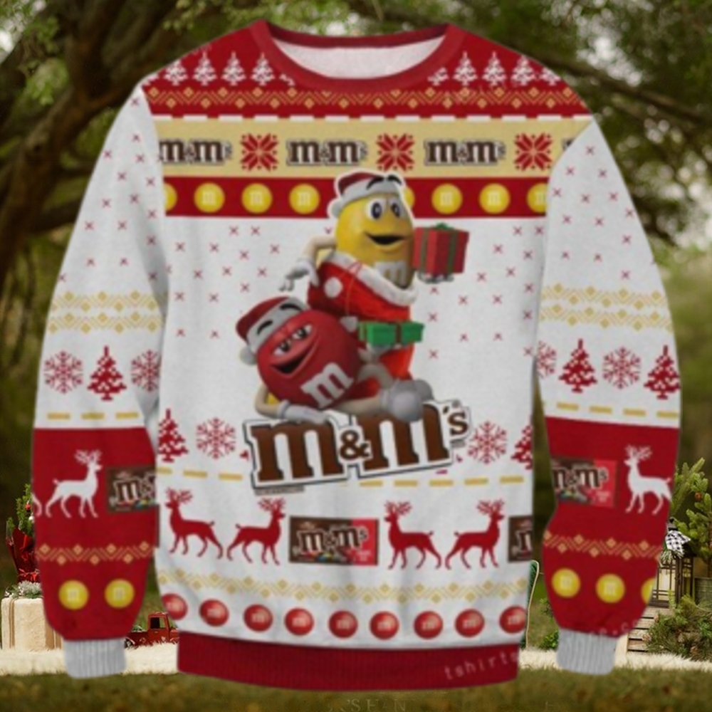 M And M Is Chocolate Christmas Gifts Chritsmas Sweater Ugly Christmas Sweater M And M Is Chocolate Christmas Gifts Chritsmas Sweater Ugly Christmas Sweater