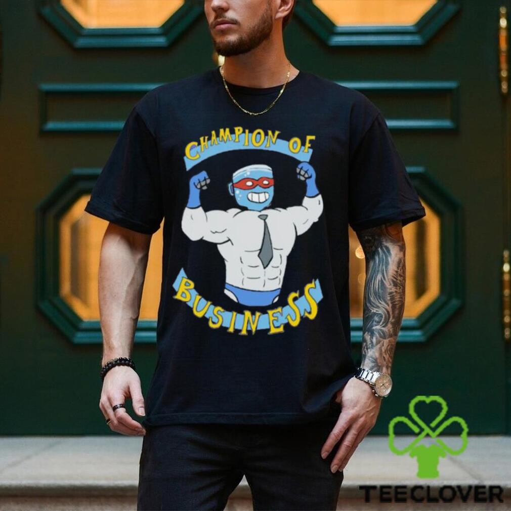 M Bubz Comic Champion of business shirt M Bubz Comic Champion of business shirt