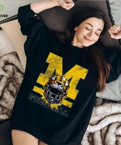 M Football Inspired Michigan Wolverines Gear Long Sleeve T Shirt