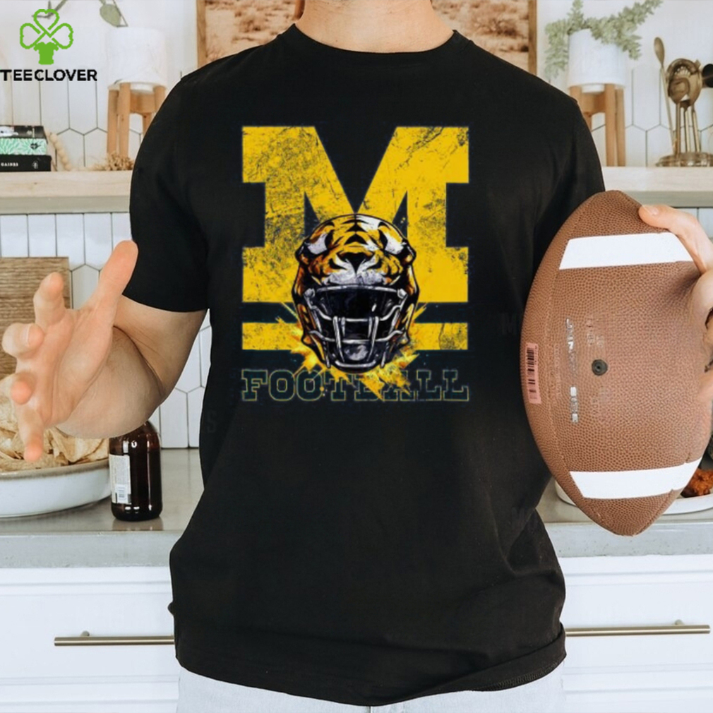 M Football Inspired Michigan Wolverines Gear Long Sleeve T Shirt M Football Inspired Michigan Wolverines Gear Long Sleeve T Shirt