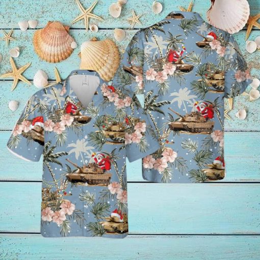 M1 Abrams Tank Christmas Hawaiian Shirt