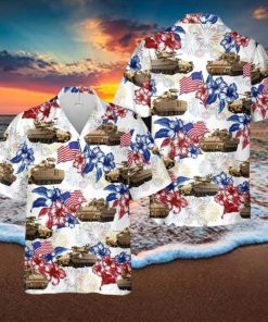 M2 Bradley Fighting Vehicle 4th Of July Hawaiian Shirt