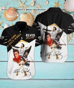 Elvis Presley Paradise Design Hawaiian 3D Shirt For Fans Gift Beach