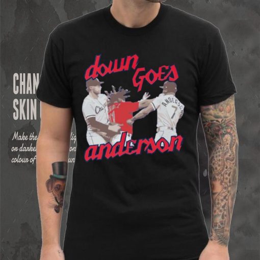 Down Goes Anderson fighting shirt