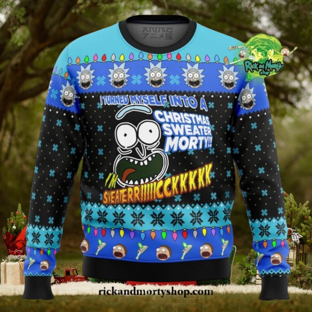 I’m Sweater Rick – Rick & Morty Ugly Christmas Sweater