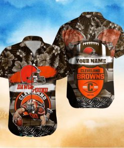 Cleveland Browns NFL Hawaiian hoodie, sweater, longsleeve, shirt v-neck, t-shirt Custom Name Summer Gift