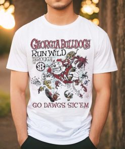 Georgia Bulldogs Run Wild Through The SEC Go Dawgs Sic ‘Em Shirt